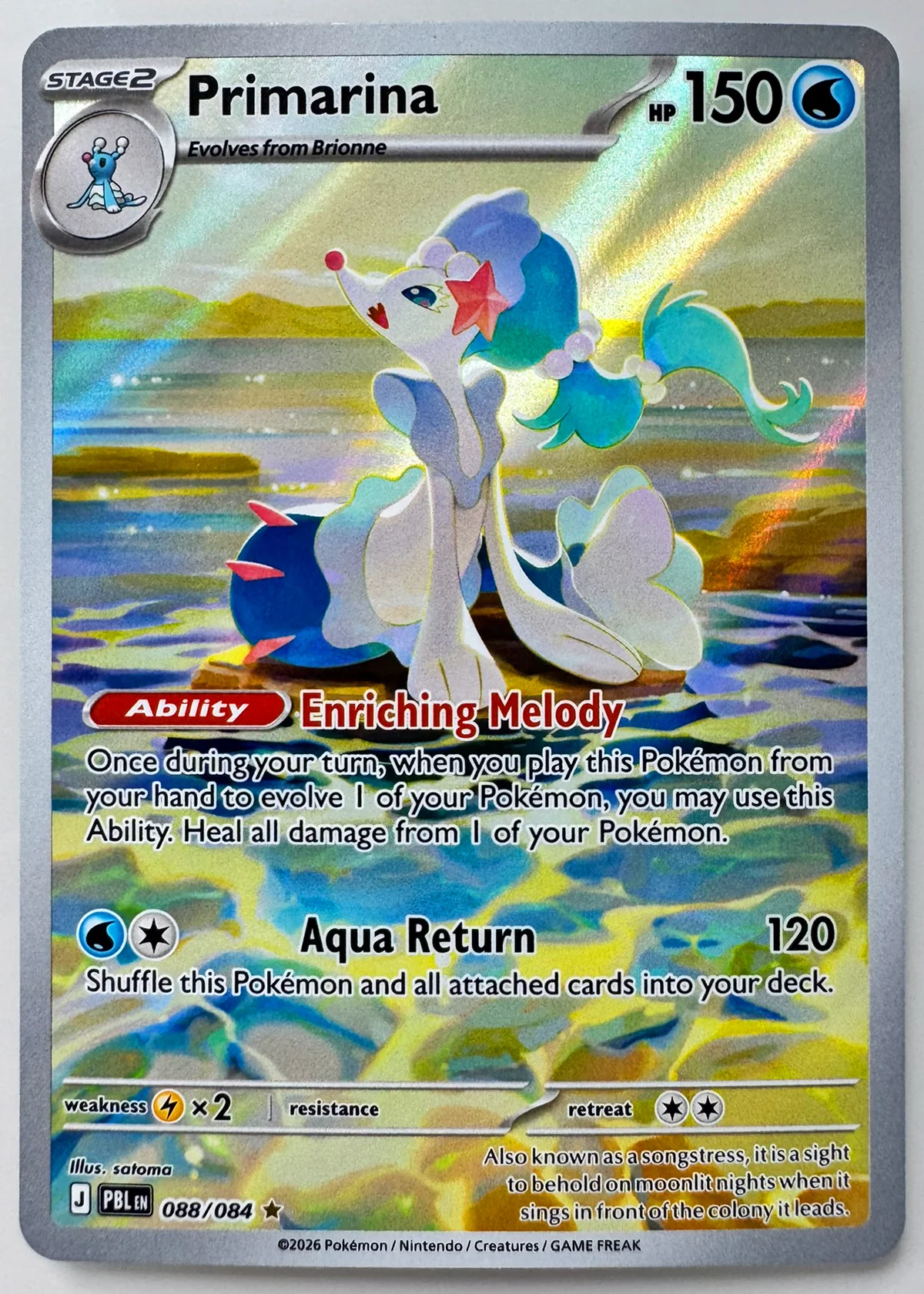 Primarina — Front