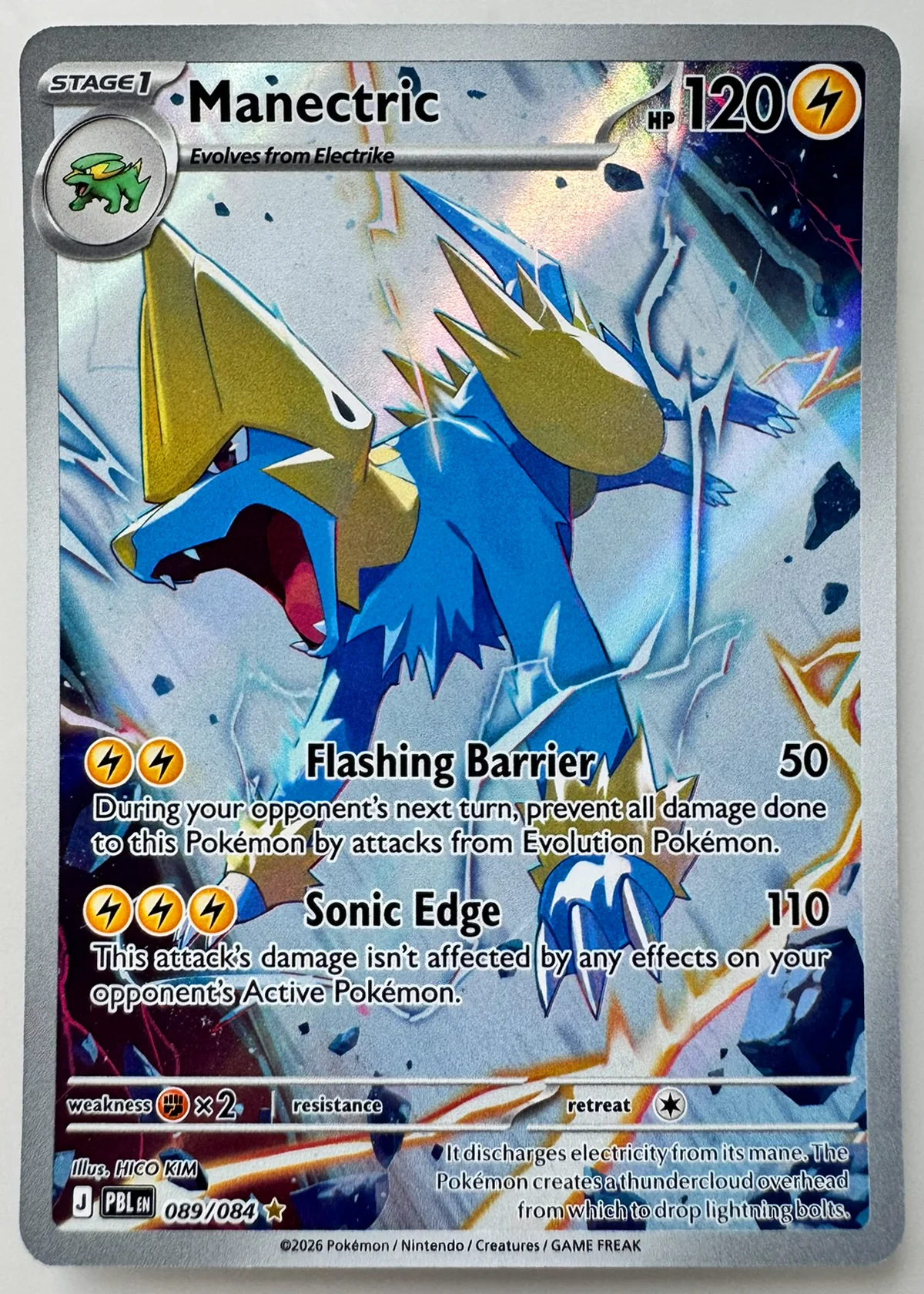 Manectric — Front
