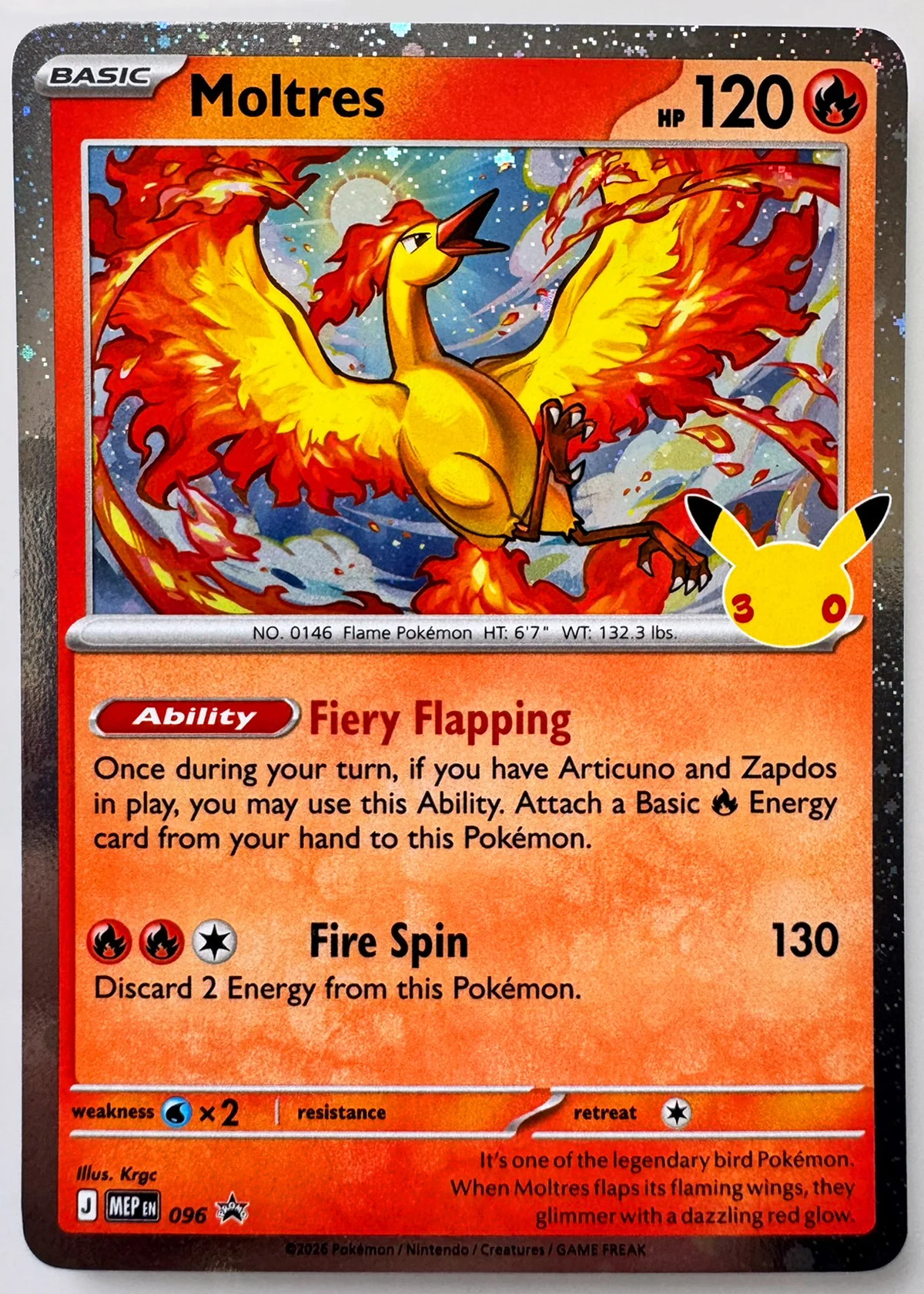 Moltres — Front