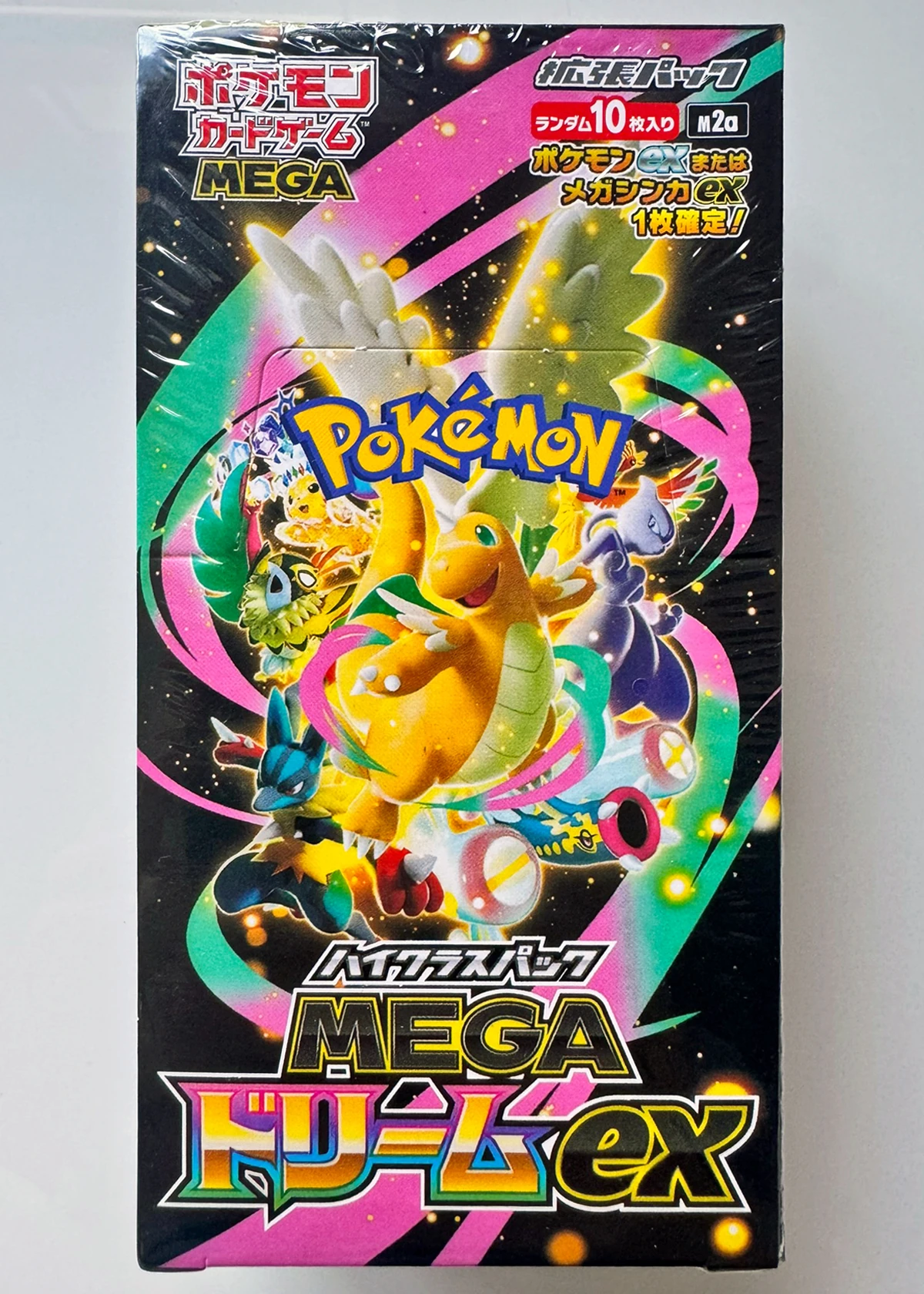 Japanese Mega Dream ex Booster Box — Front